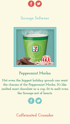 Not sure if it's as good as Starbucks Peppermint Mocha, but if you don't want to wait at Starbucks, there is another option :)