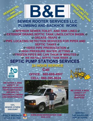 B & E Sewer Rooter Services