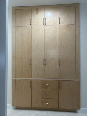 custom storage/pantry closet