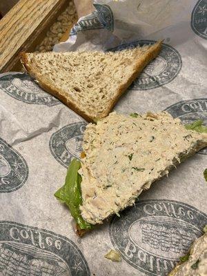 Tuna salad sandwich