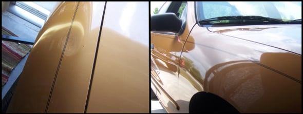 Before And After Picture - Dent Repair Lake Mary, FL