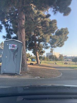 Restroom for homeless