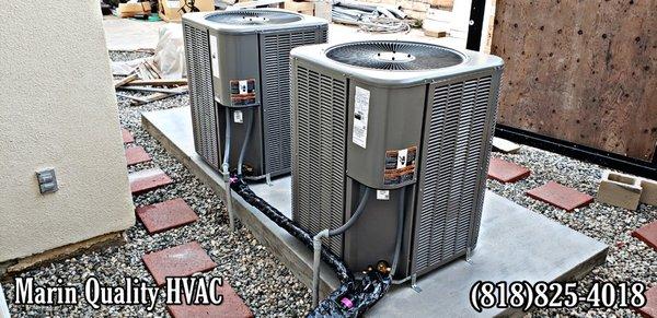 2 new lennox condensers install in Chatsworth Ca.