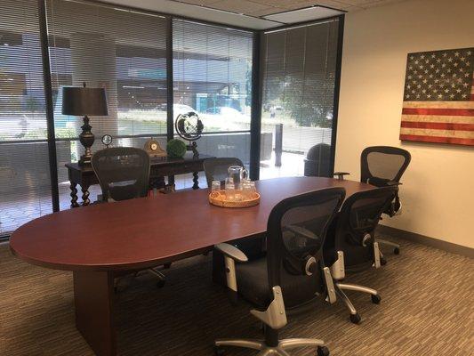 Conference Room of Personal Injury Attorney Sutton T Slover in Atlanta Georgia