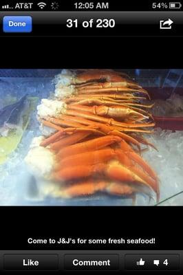 Juicy Snow Crab Legs