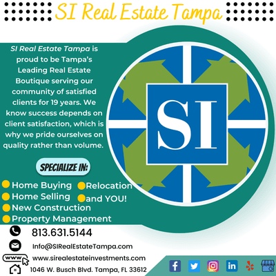 Contact us today!  Whether it is by phone, email, or social media, SI Real Estate is ready to help you find that warm place to call home.