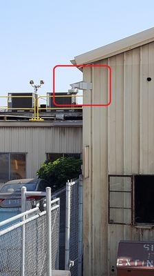 20-megapixel Arecont Vision Surround-Video Multi-Sensor Omni directional installed in Long Beach from Corner Mount.