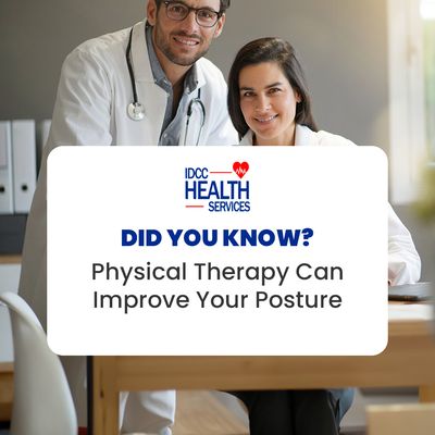 Our skilled physiotherapists at IDCC Health Services use targeted exercises and techniques to correct postural imbalances