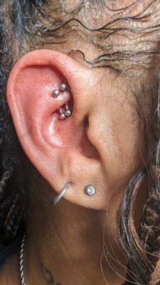 Rook piercing