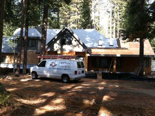 Remodel in Tahoe pines