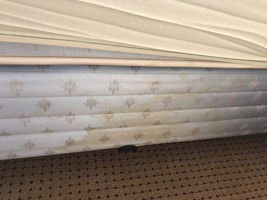 Stains on both sides of mattress