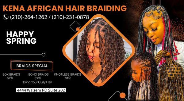 Kena Africain Braiding