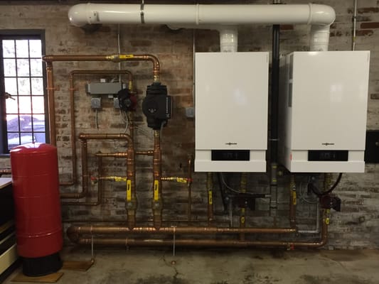 Viessmann twins in Weston, MA