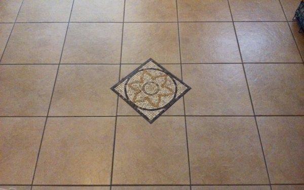 Freshly cleaned Ceramic Tile.