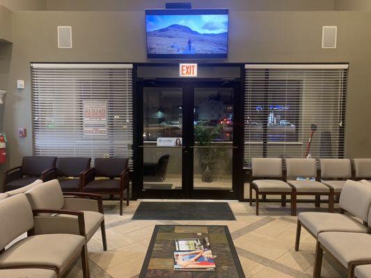 Our lobby and waiting area