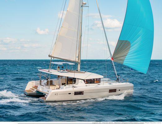 Book a crewed catamaran vacation to cruise in luxury!