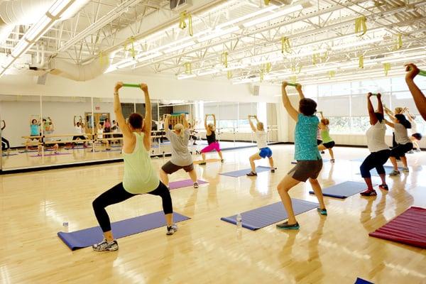 POUND class at the new fitness center