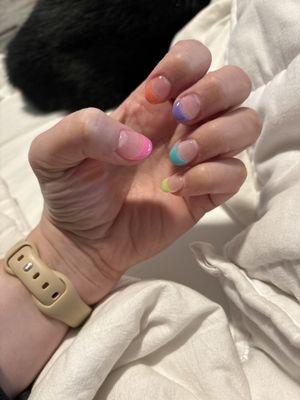 Colorful spring nails!