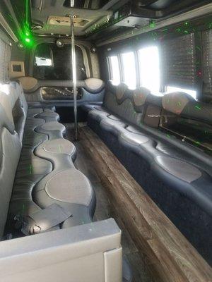 PARTY BUS 26 PASSENGERS COMFORTABLY  STATE OF THE ART SOUND SYSTEM & 42 " SMART TV 3 BUSSES TO CHOOSE FROM