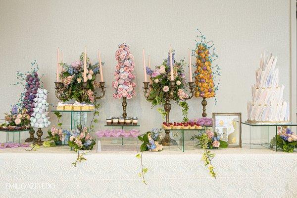 Dessert Table matching the micro size wedding