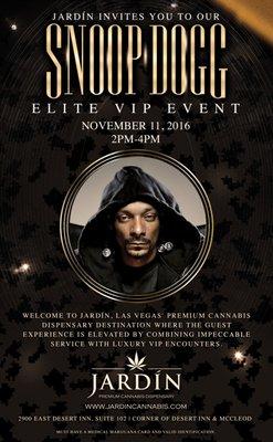 Snoop Dogg VIP Appearance digital ad design