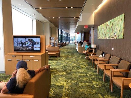 Dermatologist waiting area