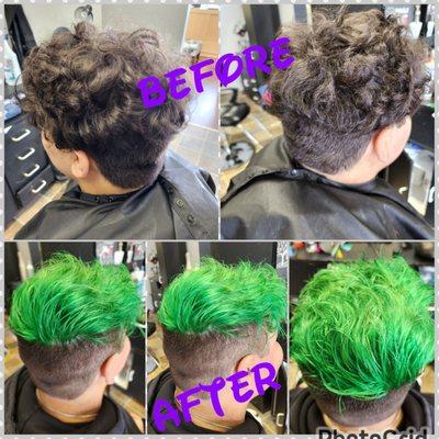 Cut, color,  and style by Amanda