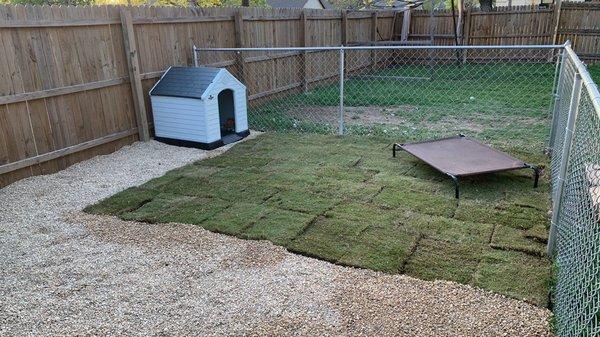 Backyard makeover