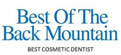 Back Mountain Dental has won the Best of the Back Mountain Dental Reader's Choice awards for 'Best Cosmetic Dentist' for 4 years