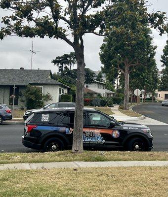 Cool car, I thought the police were here.