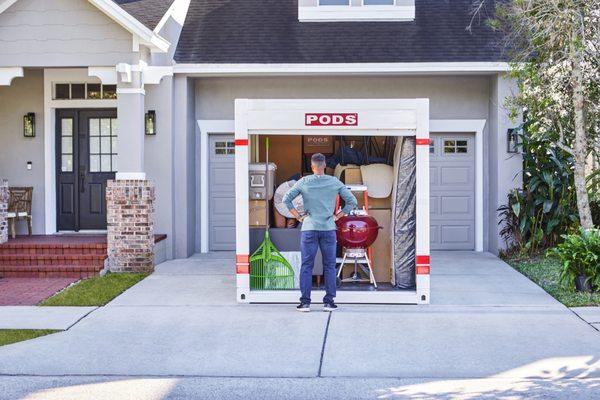 On-site storage has never been easier! Whether you are doing a home renovation, or getting ready for a move, PODS storage has you covered