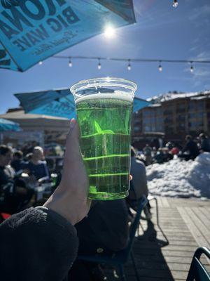 Green beer st patty's day