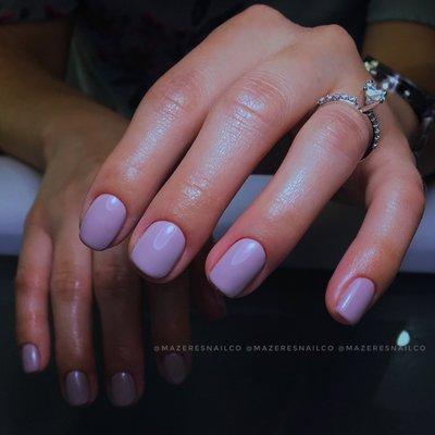 Dry Mani with Gel polish