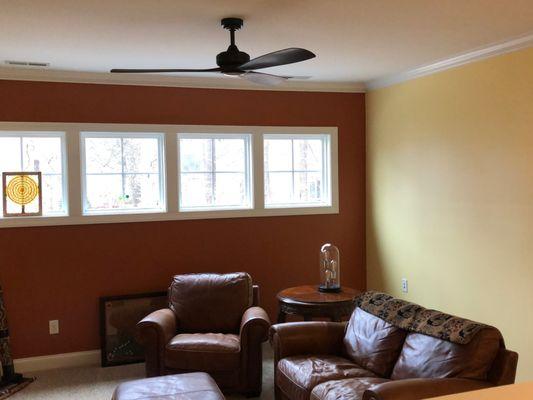 Upstairs living room