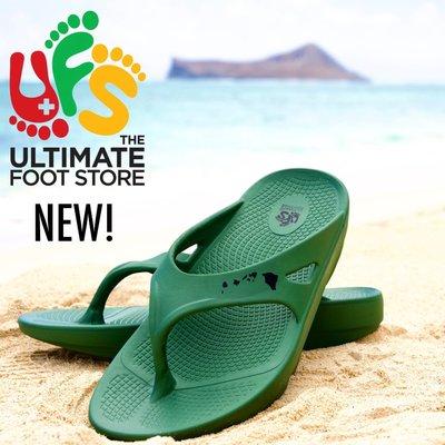 UFS Relief Island Slipper in Forest Green! Available online and in-store.