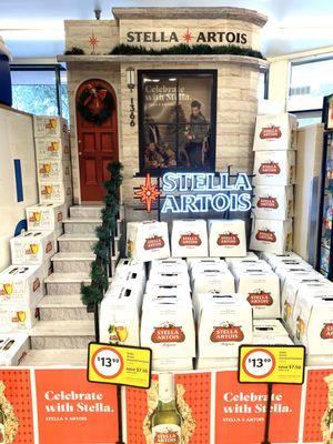 Holiday beer display