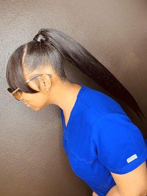 Sleek Ponytail