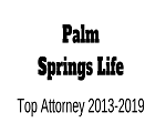 Palm Springs Life Top Laywer 2013-2019