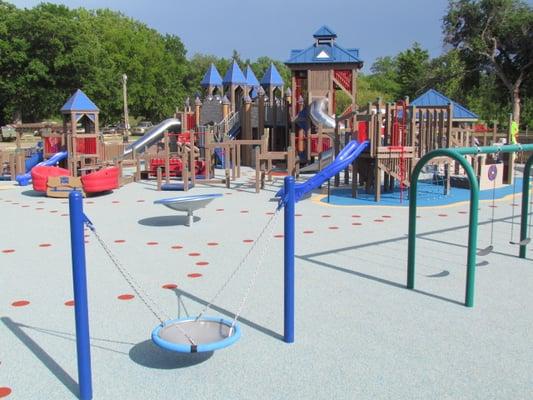 Custom Designed Playground built by the community of Winfield, KS