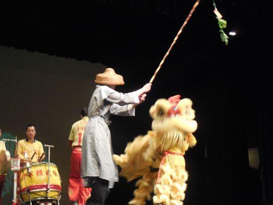 Lion Dancing performance.