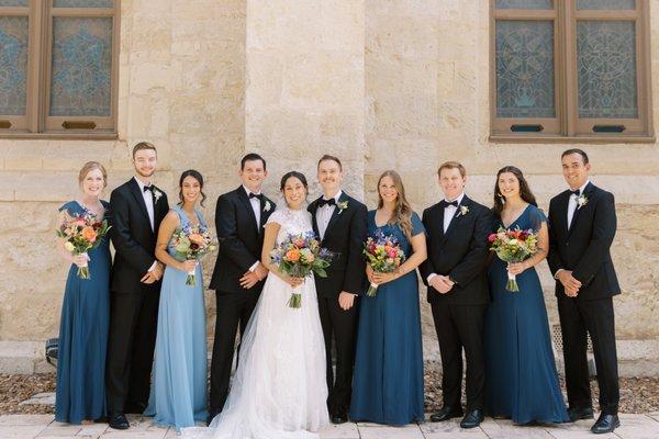 bridal party pictures