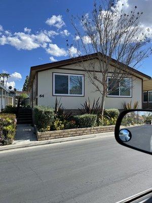 White Vinyl retrofit windows