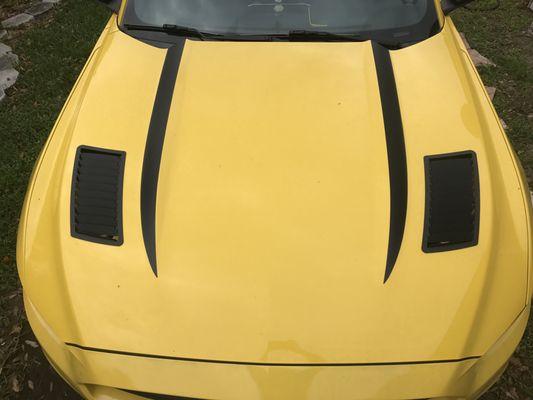 Functional hood vents