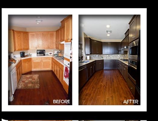 REFACING BEFORE AND AFTER