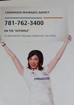 Get a PROGRESSIVE quote with one call.