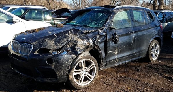 Totaled my 2013 BMW X3 swerving to avoid hitting 3 deer.