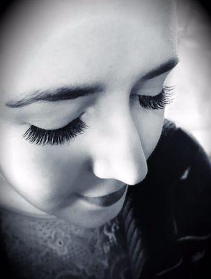 Beautiful bridal lashes