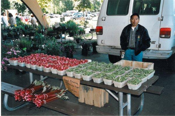 Fresh produce - tons of variety between vendors, and different selections each week!