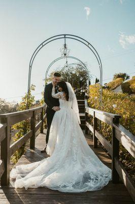 Gorgeous Fairy Tale Wedding Arches at Serendipity Garden Weddings in Oak Glen Photographed by Nathan Goodwin Photography | Brew Visuals