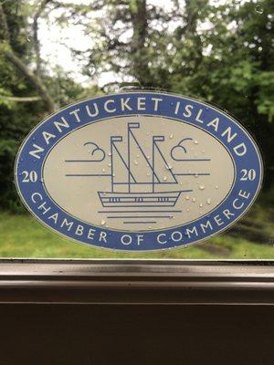 Annual member, Nantucket Chamber of Commerce, supporting our wonderful local businesses.